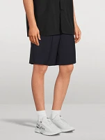 Wool-Blend Jogger Shorts