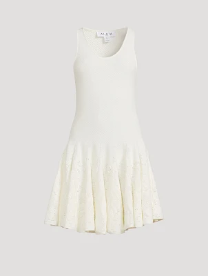 Piqué Knit Skater Dress