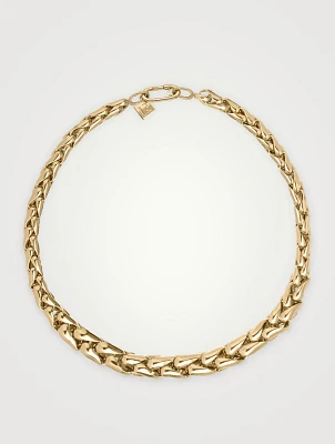 Gia 14K Gold Small Links Necklace