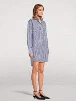 The Stella Shirt Dress Stripe Print