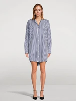 The Stella Shirt Dress Stripe Print