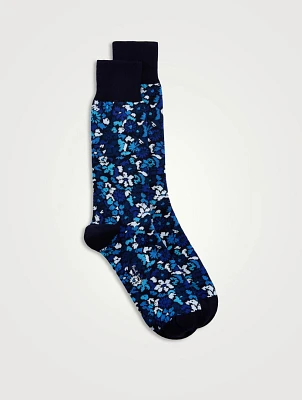 Pencil Floral Socks