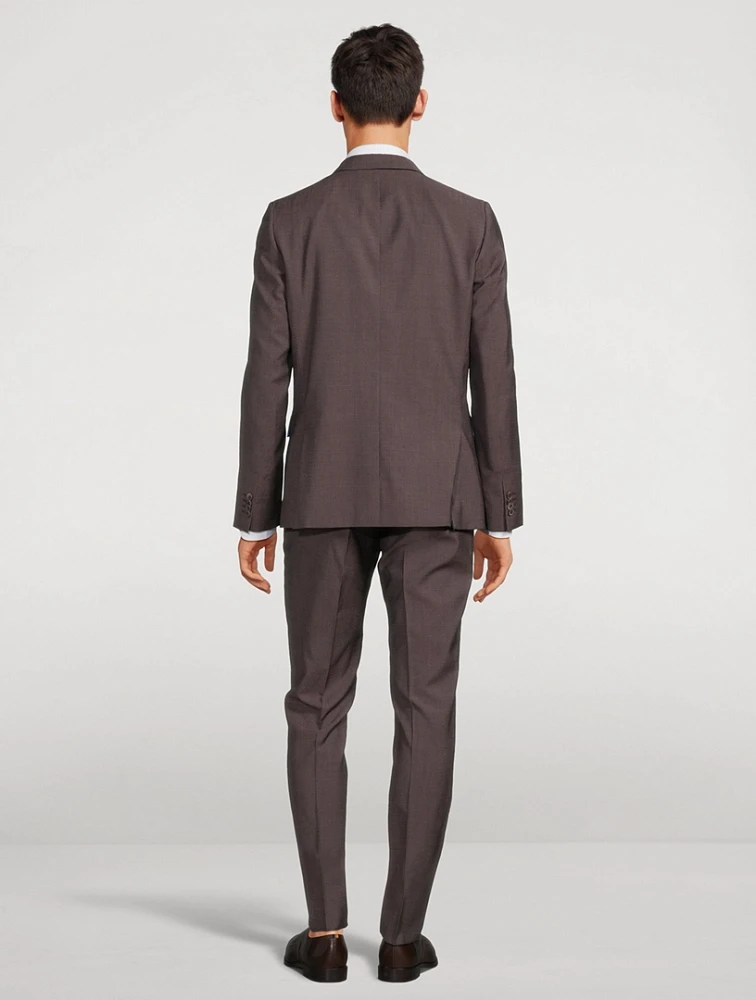 Wool Tailored-Fit Two-Piece Suit