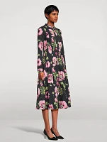 Poplin Shirt Dress Poppy Print