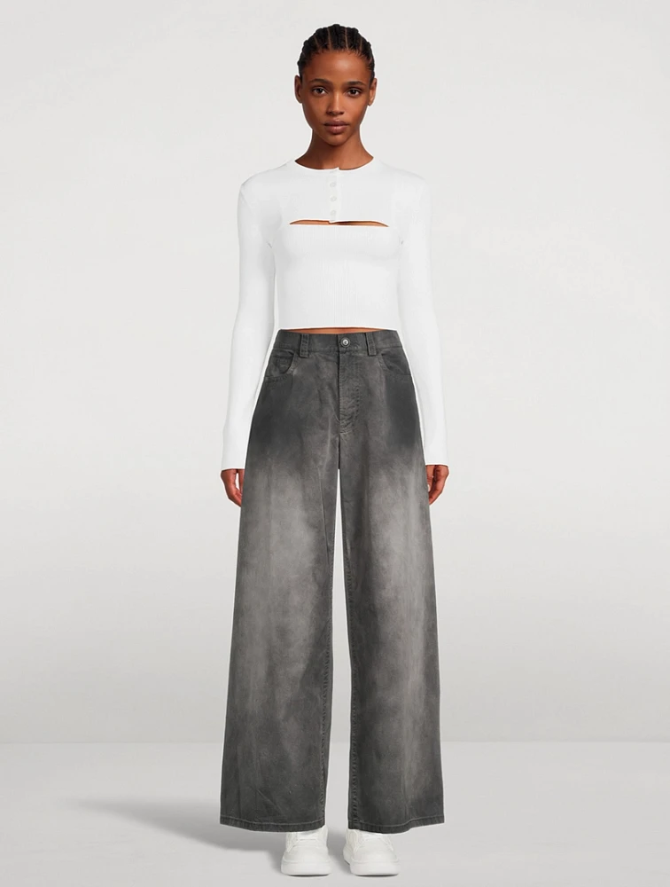 Cropped Cardigan Twinset