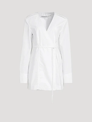 Wrap Shirt Dress