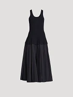 Silas Knit Bodice Midi Dress