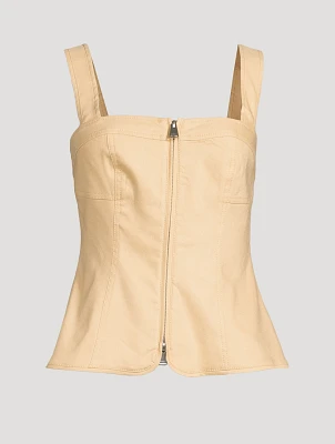 Nour Sleeveless Bustier Top