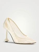 Toy Sequin Mesh Pumps