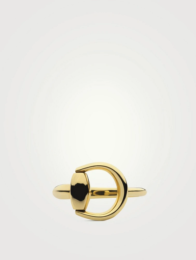 Horsebit 18K Gold Ring