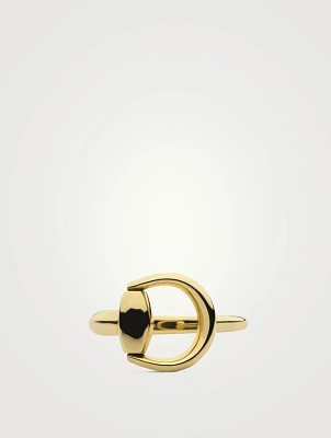 Horsebit 18K Gold Ring