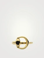 Horsebit 18K Gold Ring
