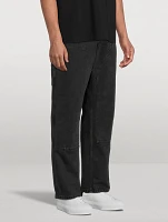 Double Knee Denim Pants