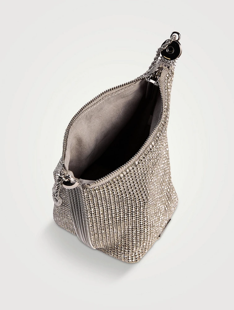 Rue Crystal Mesh Wristlet