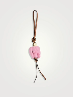 Elephant Felt Bag Charm