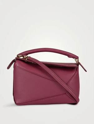 Mini Puzzle Edge Leather Bag