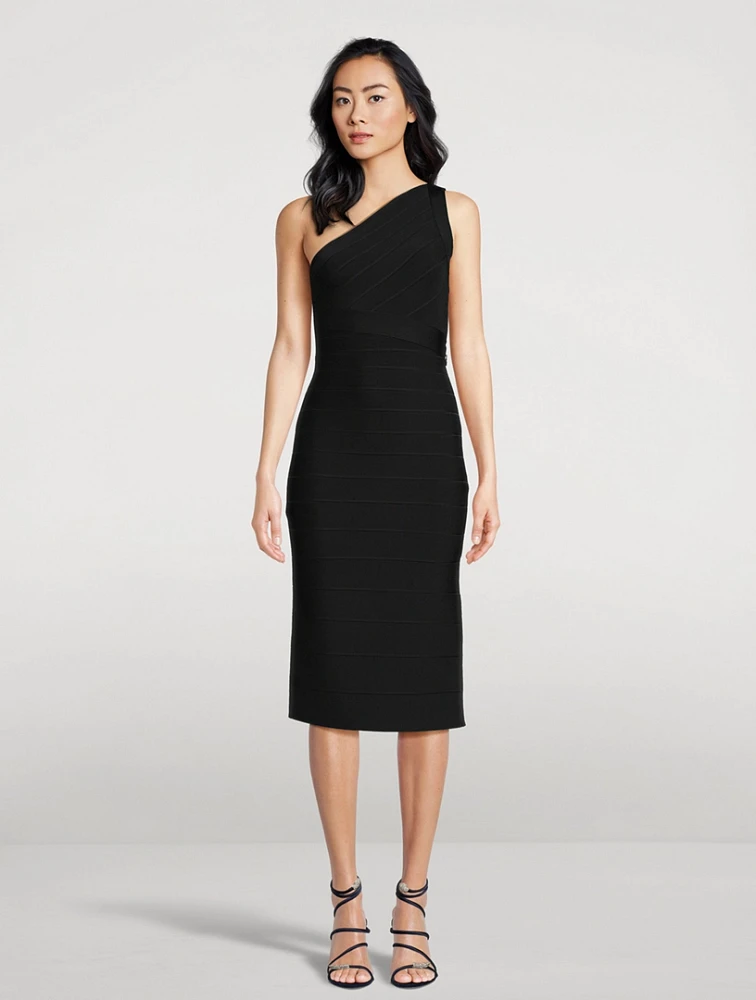 The Bella One-Shoulder Midi Dress