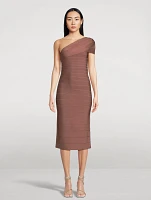 The Abigail One-Shoulder Midi Dress