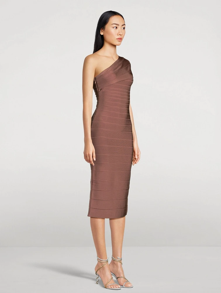 The Abigail One-Shoulder Midi Dress