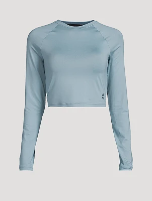 Movement Long-Sleeve Crop Top