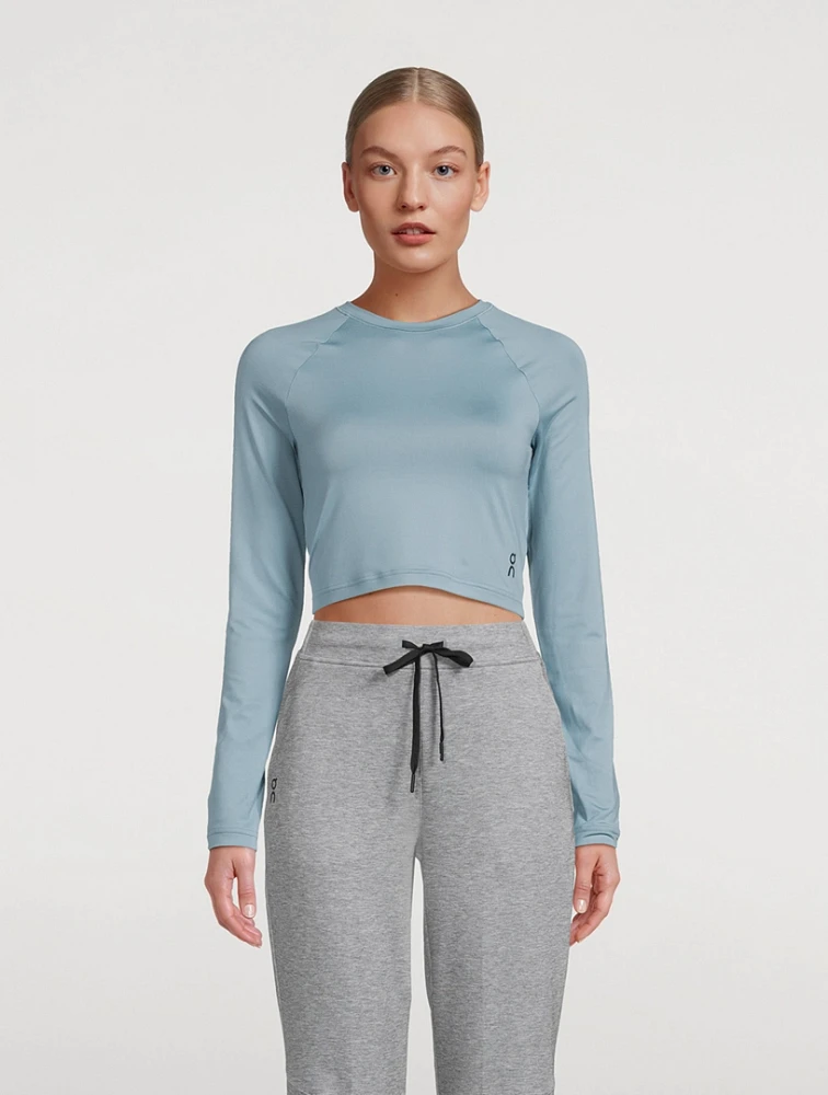 Movement Long-Sleeve Crop Top