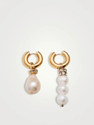 Special Edition Good Pearl Gone Bad Glitz Hoop Earrings