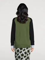 Lilo Colourblock Wool Cardigan
