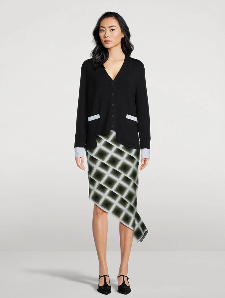 Lilo Colourblock Wool Cardigan