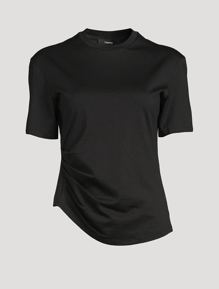 Draped Organic Cotton T-Shirt