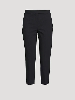 Slim Seersucker Trousers