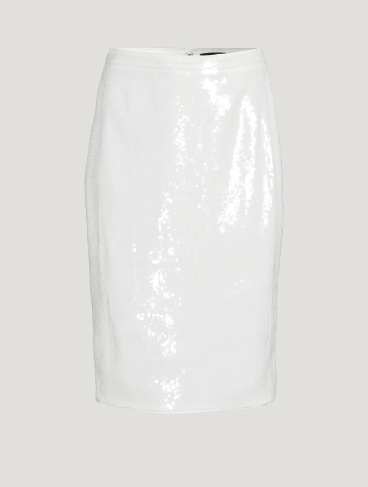 Sequin Pencil Skirt