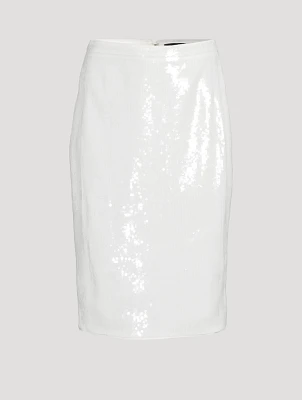 Sequin Pencil Skirt