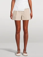 Haina Stretch Cotton Shorts