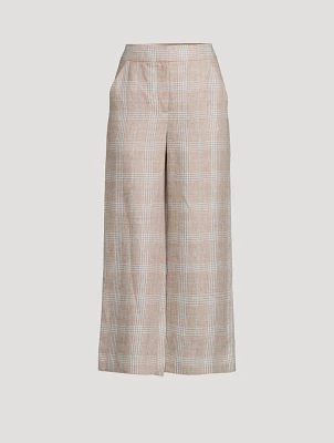 Brixton Wide Leg Linen Pants