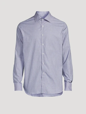 Check Cotton Dress Shirt