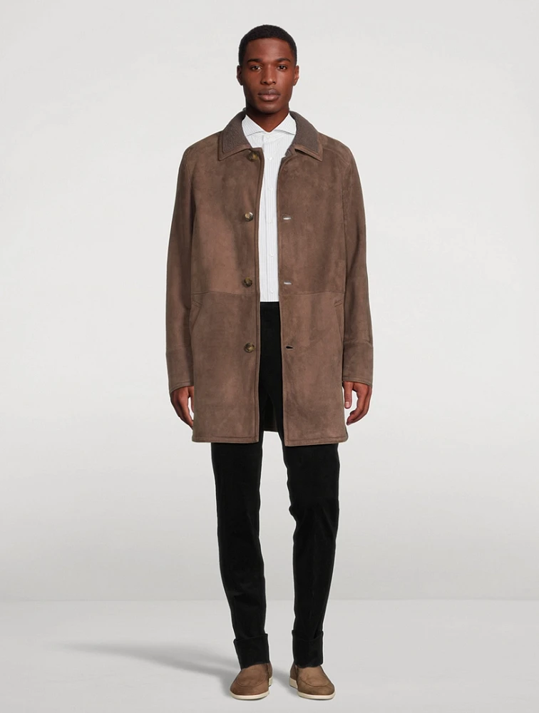 Suede And Shearling Jacket