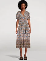 Ilana Midi Dress Floral Print