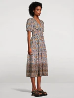 Ilana Midi Dress Floral Print