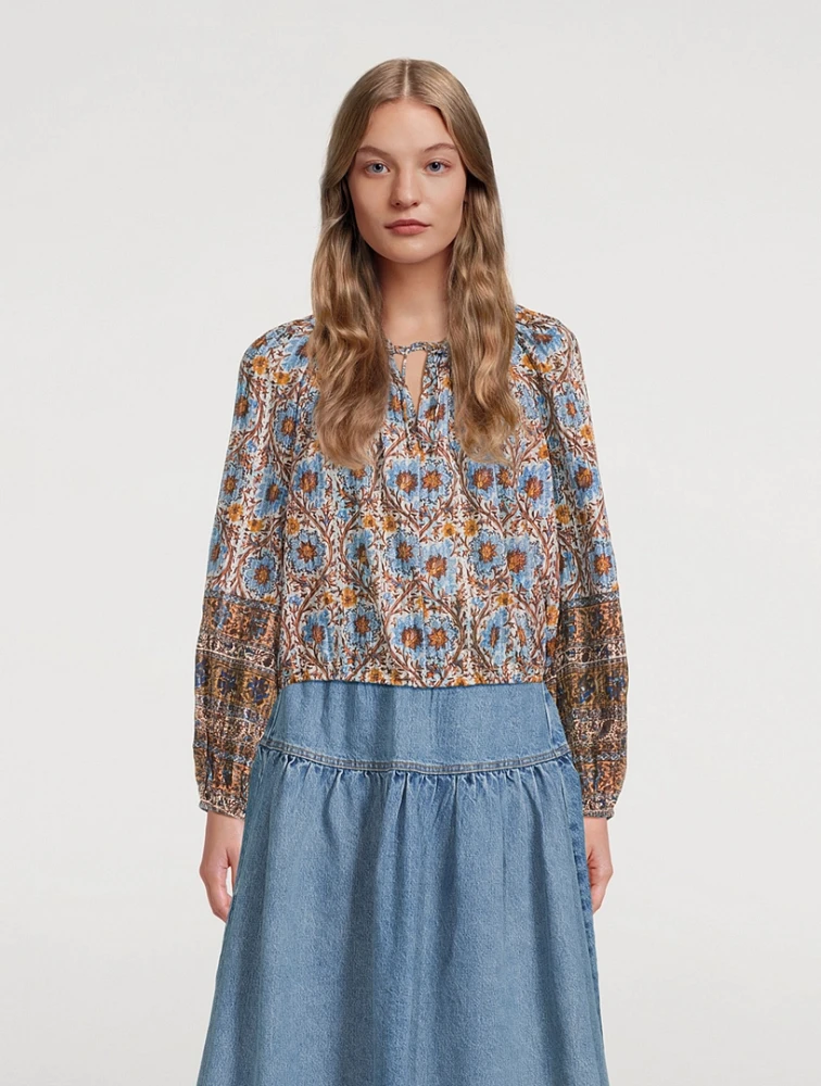 Silva Blouse Floral Print