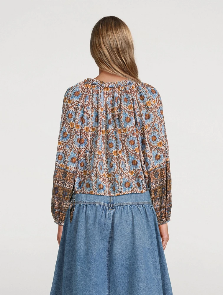 Silva Blouse Floral Print