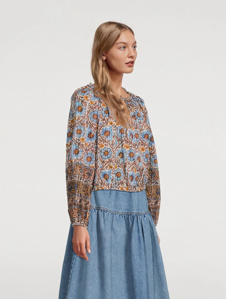 Silva Blouse Floral Print