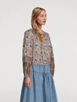 Silva Blouse Floral Print