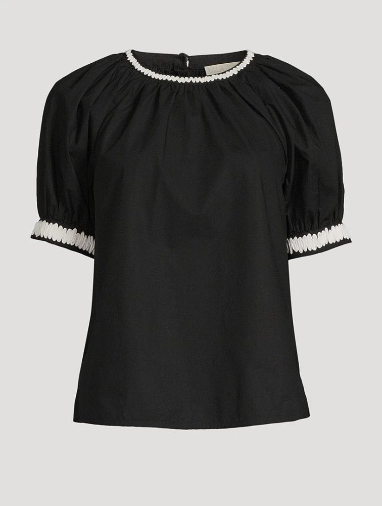 Amara Embroidered Top