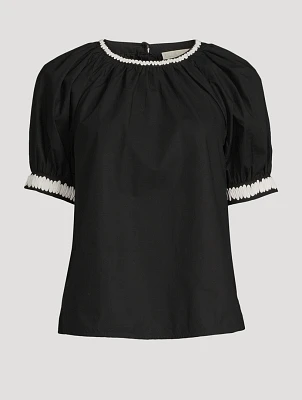 Amara Embroidered Top