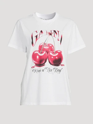 Cherry Organic Cotton T-Shirt