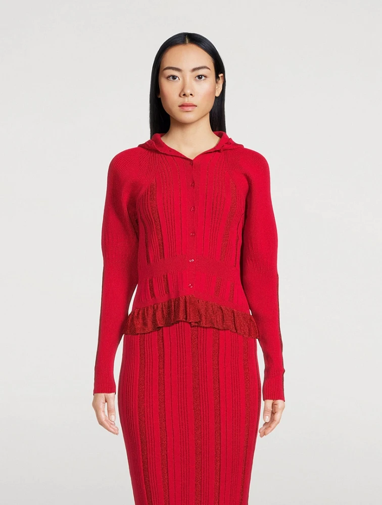 Tinsel Knit Hoodie