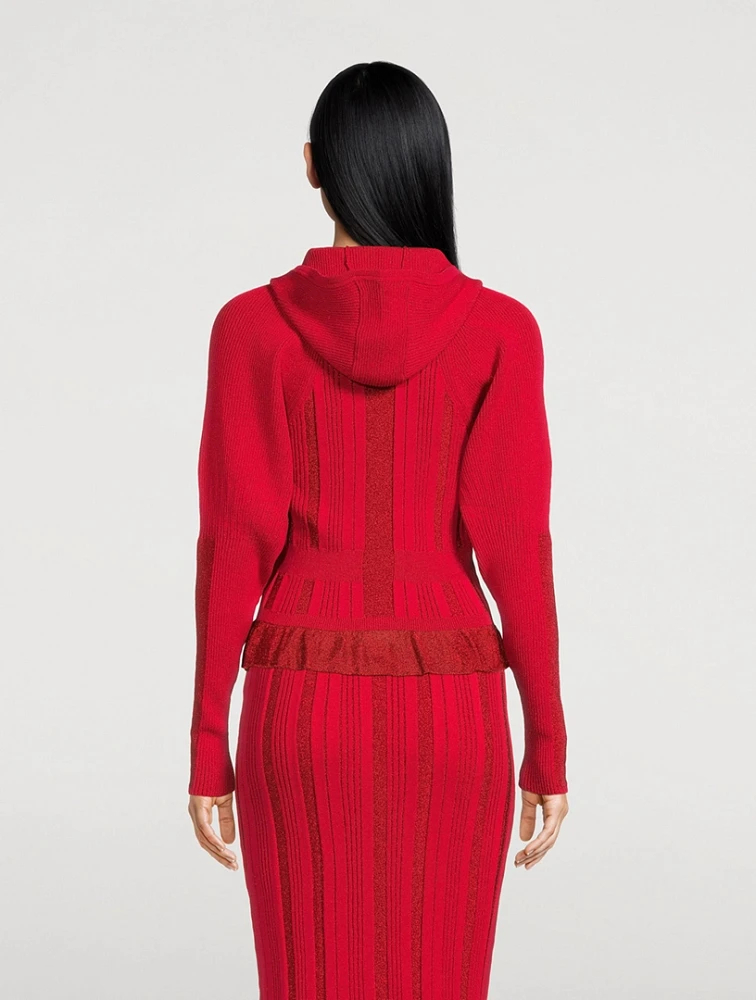 Tinsel Knit Hoodie