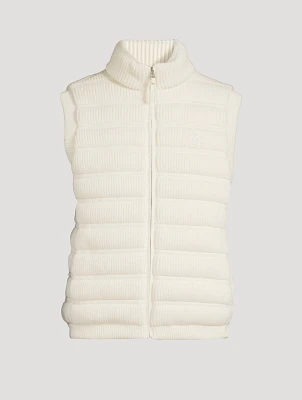 Alan Wool And Cashmere Down Vest