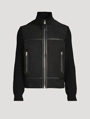 Jonathan Mixed-Media Jacket