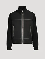 Jonathan Mixed-Media Jacket